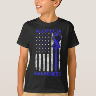 Alopecia Awareness Hair Loss Warrior Inspiring Sur T-Shirt