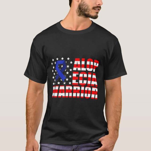 Alopecia Awareness Hair Loss Warrior Medical Survi T-Shirt (Front)