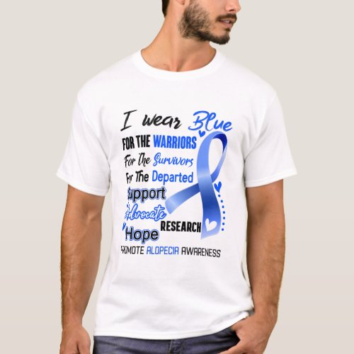 Alopecia Awareness Month Ribbon Gifts T_Shirt