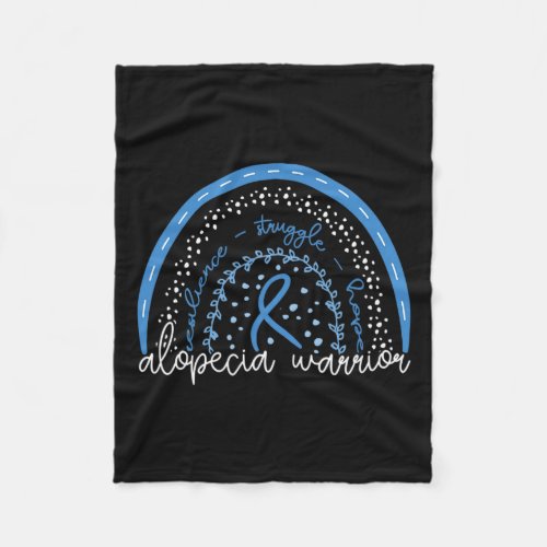 Alopecia Warrior  Fleece Blanket