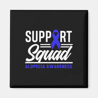 Alopecia Warrior Support Squad Alopecia Awareness  Magnet