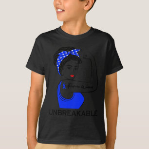Alopecia Warrior Unbreakable Awareness Survivor Fi T-Shirt