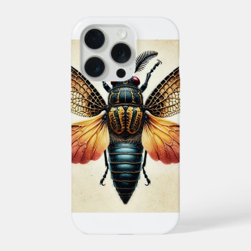 Alosterna Dorsal View 170624IREF104 _ Watercolor iPhone 15 Pro Case