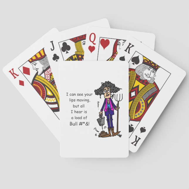 Alot of BS Poker Cards (Back)