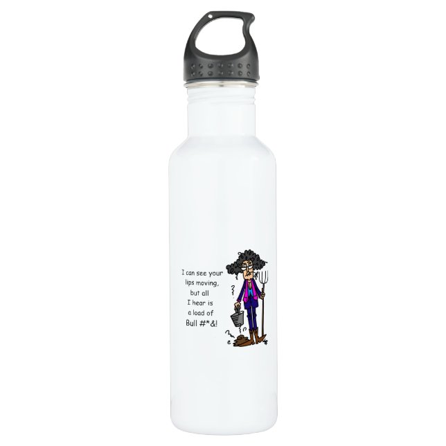 Alot of BS Stainless Steel Water Bottle (Front)