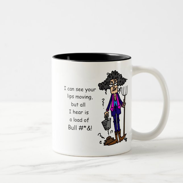 Alot of BS Two-Tone Coffee Mug (Right)