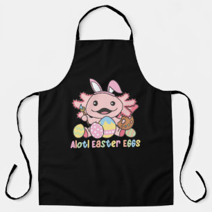 Alotl Easter Eggs Axolotl Easter With Pun Apron