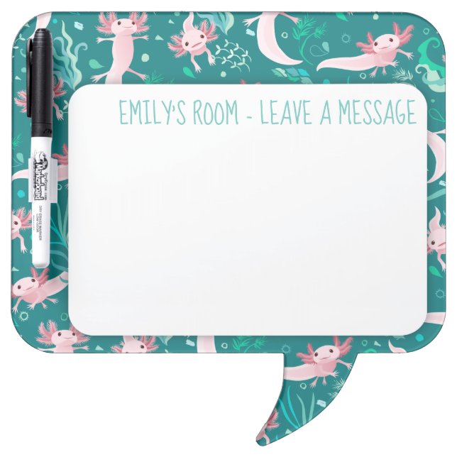 Alotta Pink Axolotls Custom Message Board (Front)