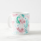 Cute Axolotl Mexican Walking Fish White Mug 