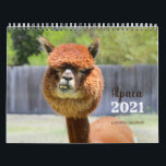 Alpaca 2021 Calendar<br><div class="desc">12-month Calendar with Cool Alpacas</div>