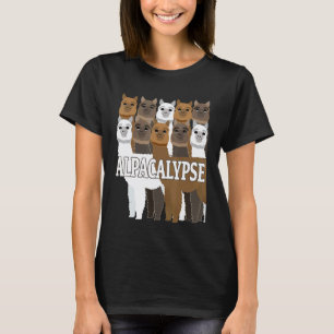Alpaca Alpacalypse Cute Llama For Alpaca Lovers T-Shirt