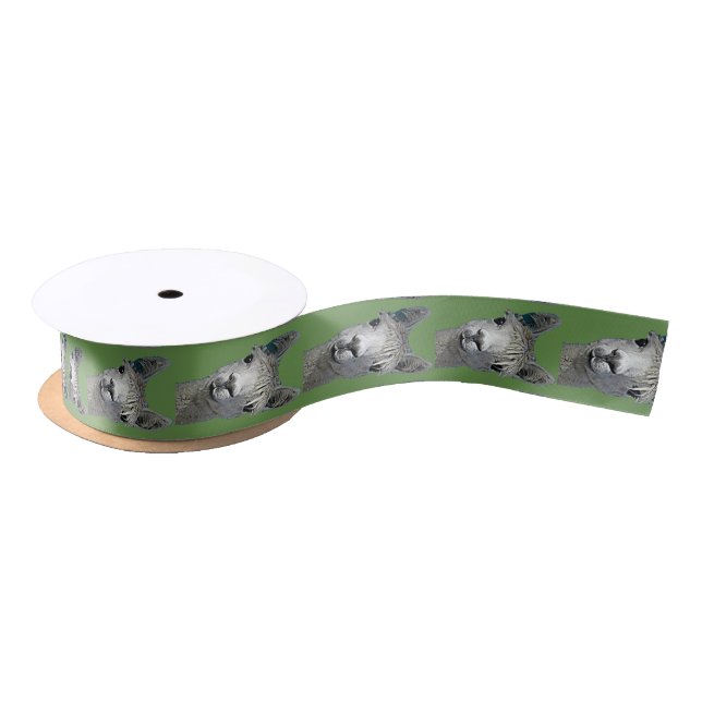 Alpaca Alpakka Alpaka Alpaga Satin Ribbon (Spool)