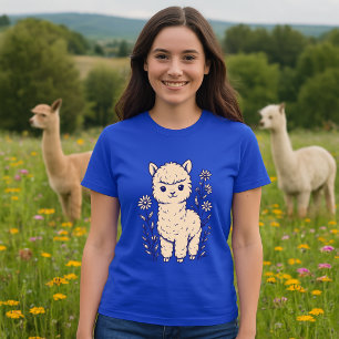 Alpaca Baby & Wildflowers T-Shirt