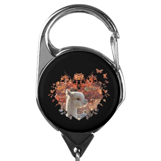 Alpaca Badge Holder (Carabiner Front)