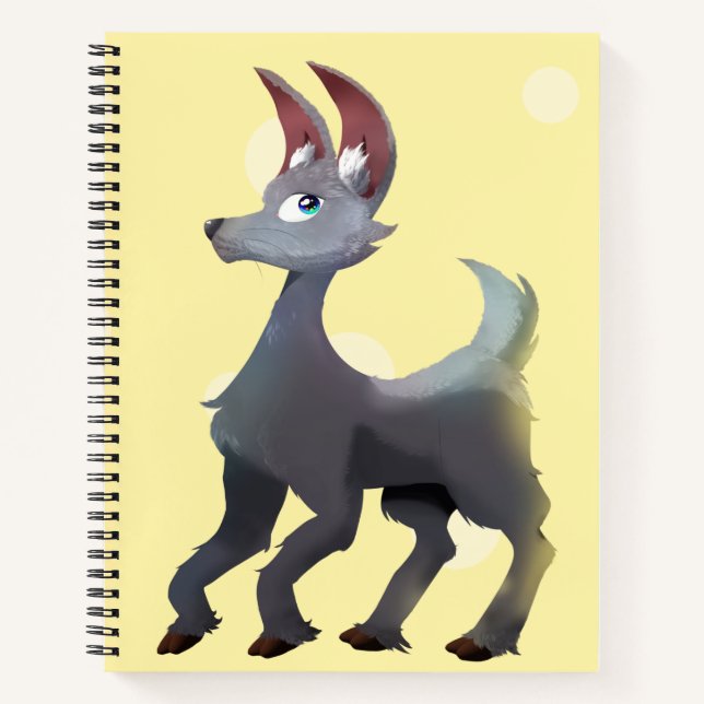 Alpaca Bunny - Ultimate Gray/Illuminating Notebook (Front)