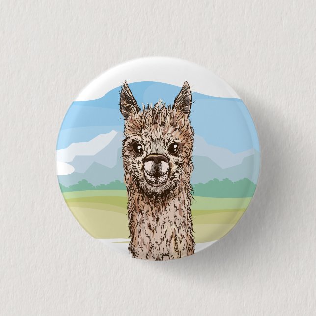 Alpaca   button (Front)