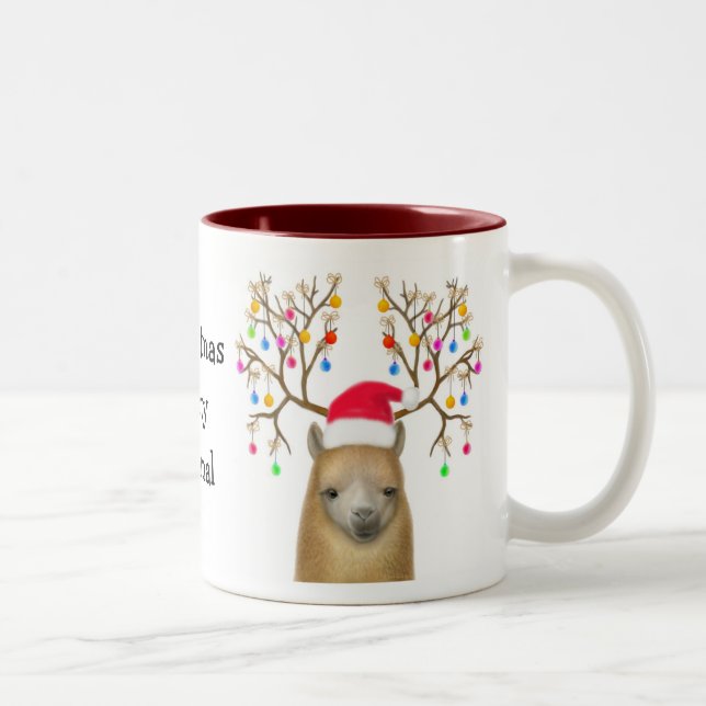 Alpaca Christmas Mug (Right)