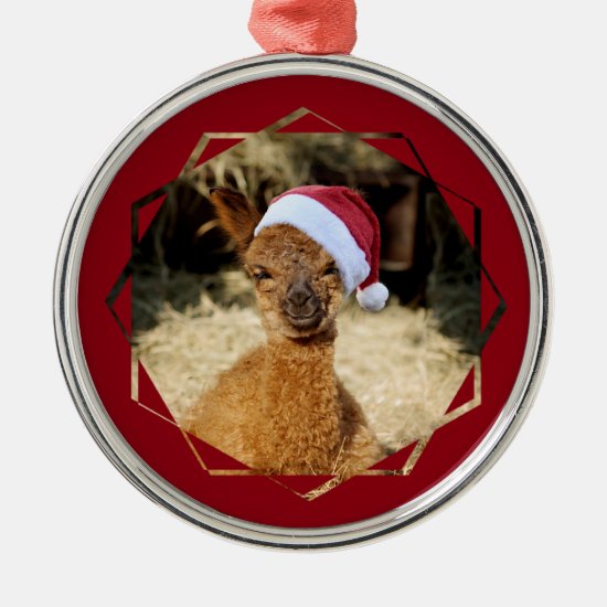 Alpaca Christmas Ornament