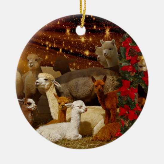 Alpaca Christmas Ornaments
