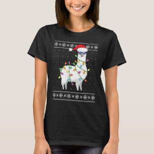 Alpaca Christmas Tree  Funny Ugly Christmas Sweate T-Shirt