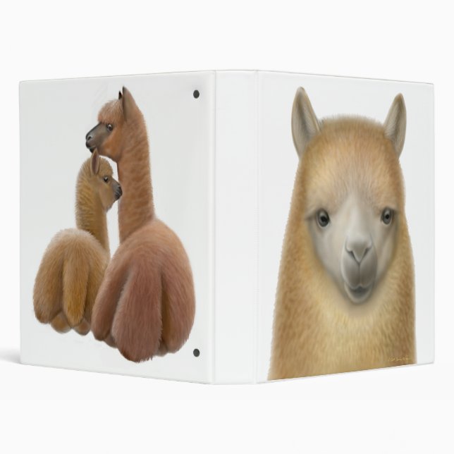 Alpaca Crazy Avery Binder (Background)