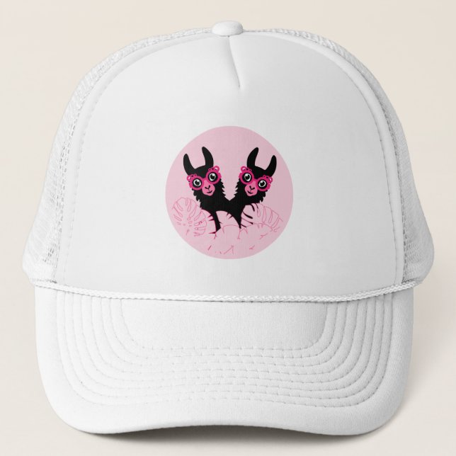 Alpaca Day Trucker Hat (Front)