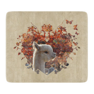 Alpaca Decorative Glass Cutting Board