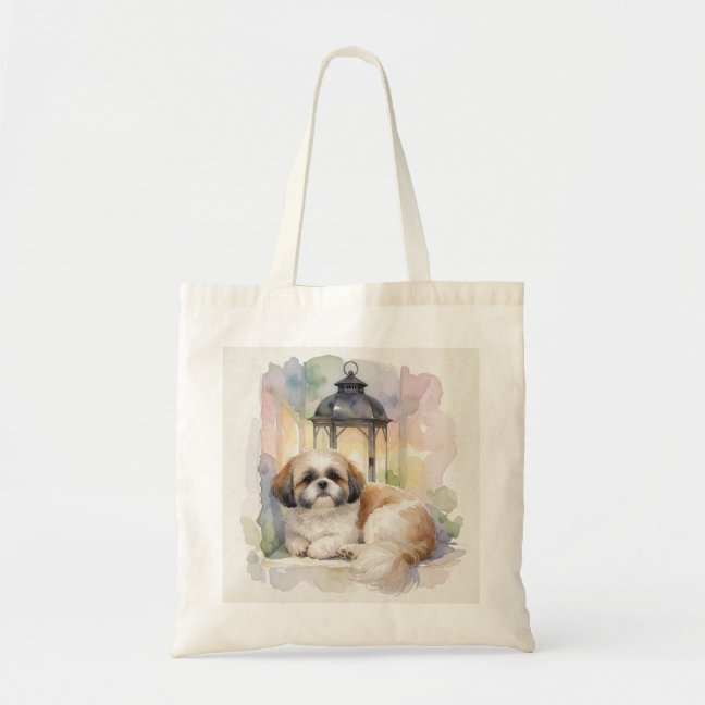 Alpaca Dozing In The Terracotta Field Corner Tote  Bag