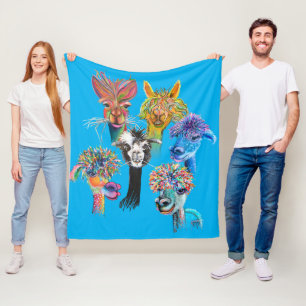 Alpaca - fleece blankets