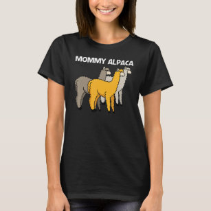 Alpaca For Women Mom Camelid Mammal Animal T-Shirt