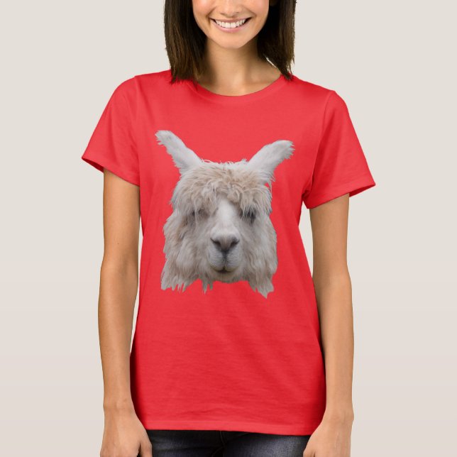 Alpaca from Peru Womens Football T-Shirt (Front)