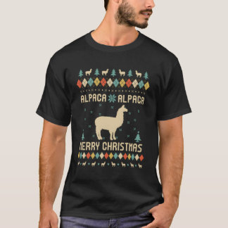 Alpaca Funny Ugly Sweater Vintage Retro For Christ