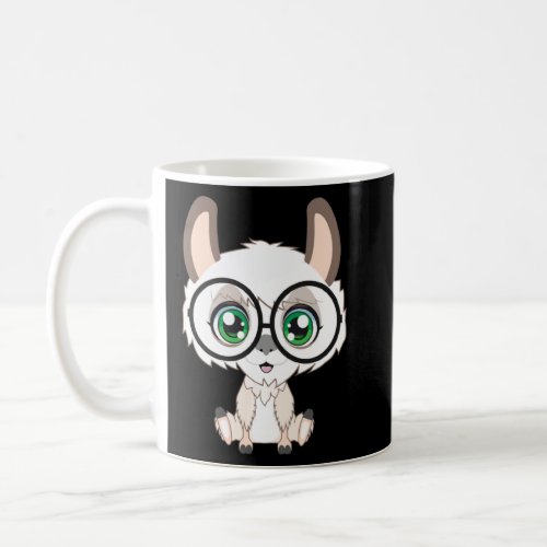 Alpaca Glasses Cute Animal Nerdy Man Woman Child  Coffee Mug