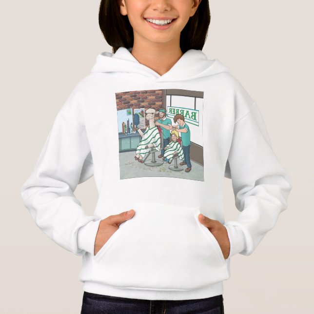 Alpaca haircut  hoodie (Front)