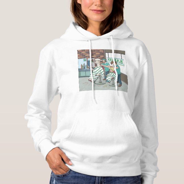 Alpaca haircut  hoodie (Front)