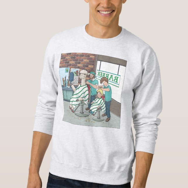 Alpaca haircut  sweatshirt (Front)