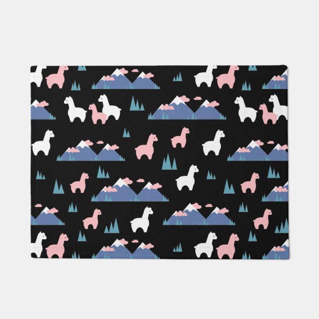 Alpaca Heaven Place Doormat (Front)
