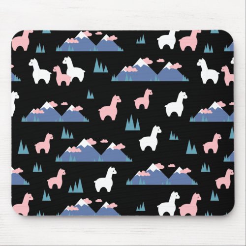 Alpaca Heaven Place Mouse Pad