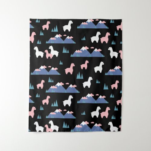 Alpaca Heaven Place Tapestry