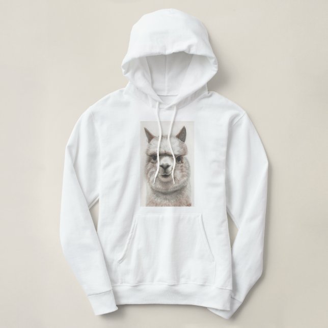 Alpaca Hooded Sweatshirt (Design Front)