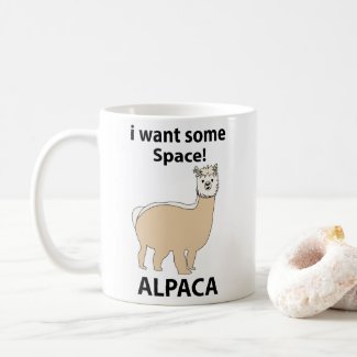 Alpaca I Want Some Space Funny Alpaca