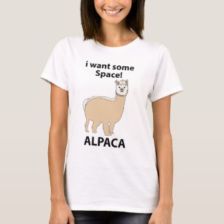 Alpaca I Want Some Space Funny Alpaca