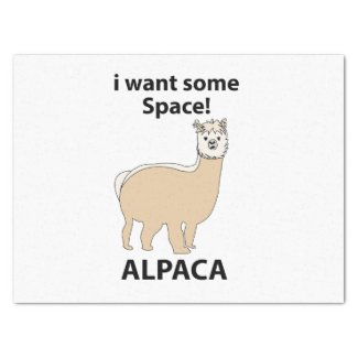 Alpaca I Want Some Space Funny Alpaca
