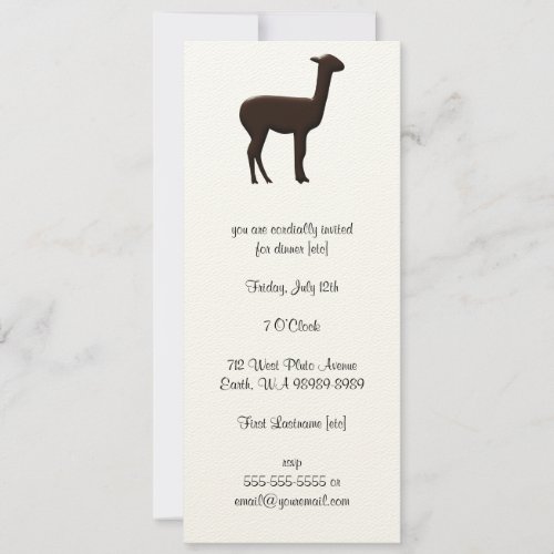 Alpaca Invitations