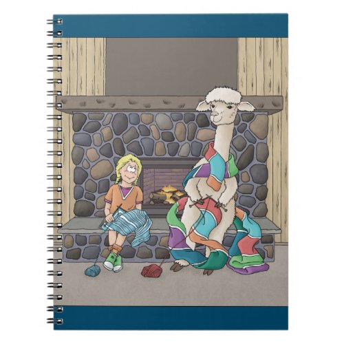 Alpaca Knitting Notebook