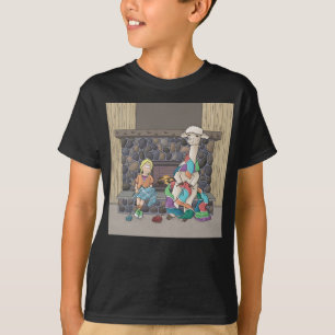 Alpaca Knitting T-Shirt