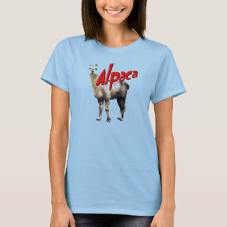 Alpaca ladies ringer t-shirt