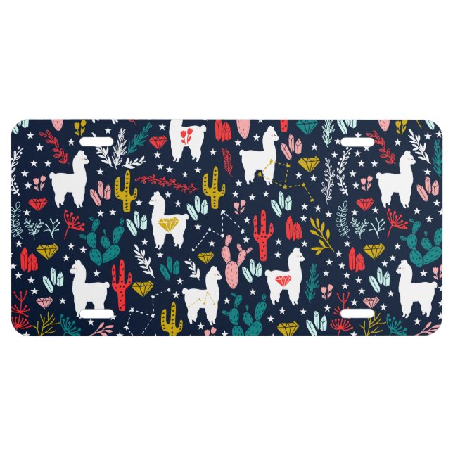 Alpaca License Plate (Front)