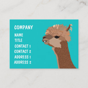 Alpaca Llama  Business Card