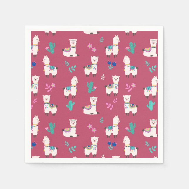 Alpaca/Llama Napkins (Front)